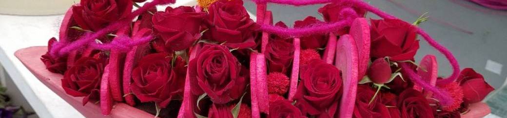 Composition florale  "upcyling"