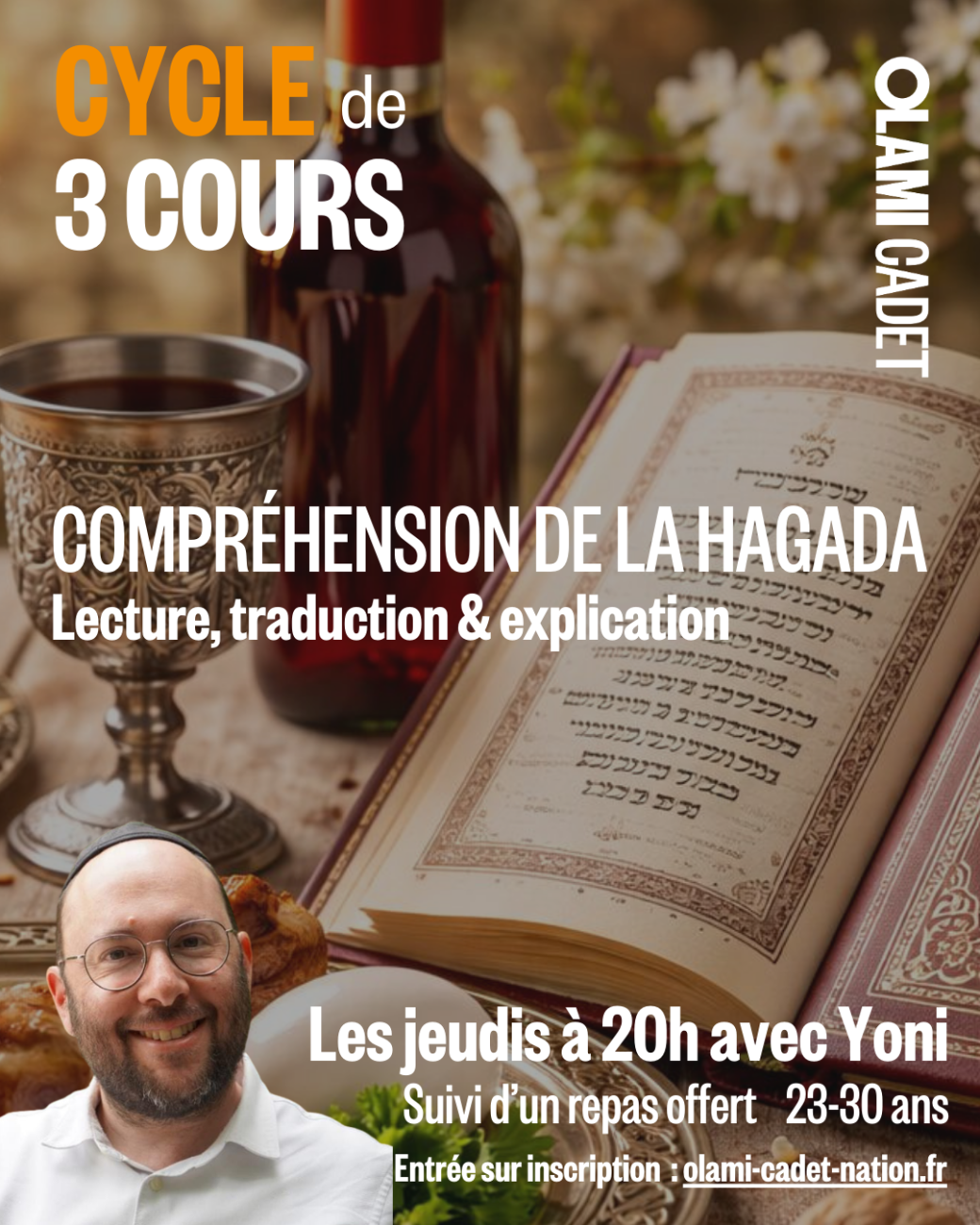 Compréhension de la Hagada avec Yoni 