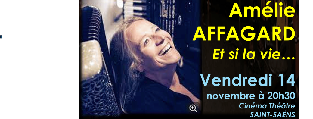 Concert AMELIE AFFAGARD le 14 novembre 2025 à Saint-Saëns