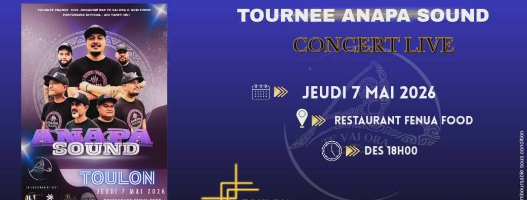 Concert Anapa Sound à Toulon