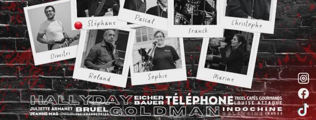 Concert assis : 100% LIVE Pop Rock / reprises 80's à nos jours