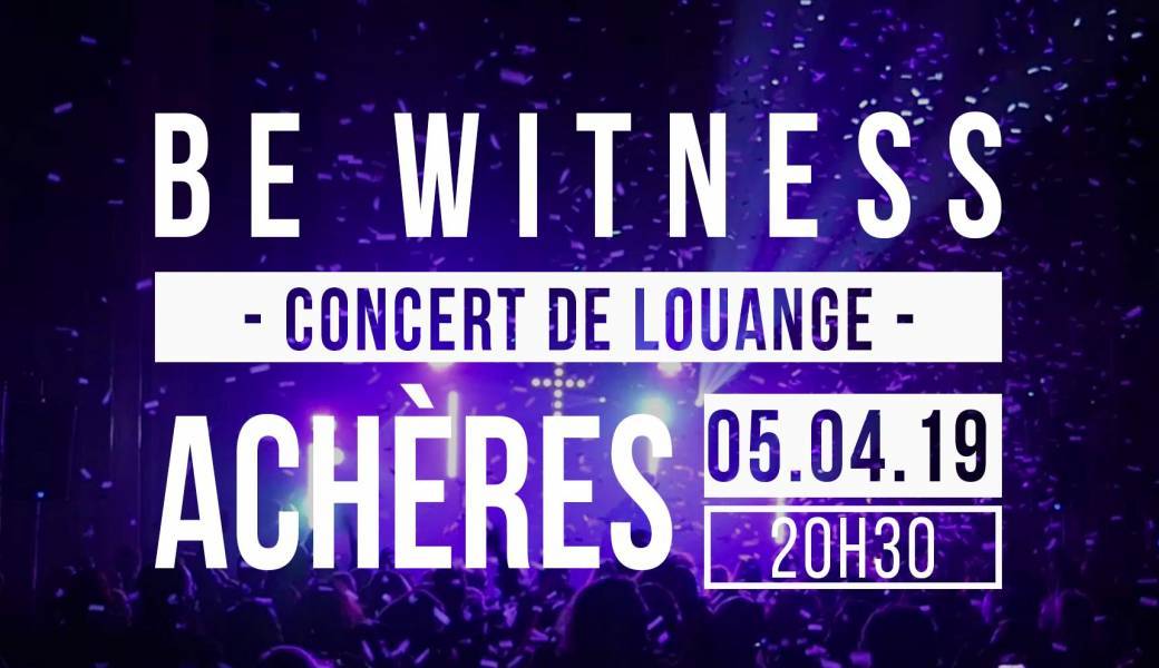 Be Witness en concert à Achères (78)