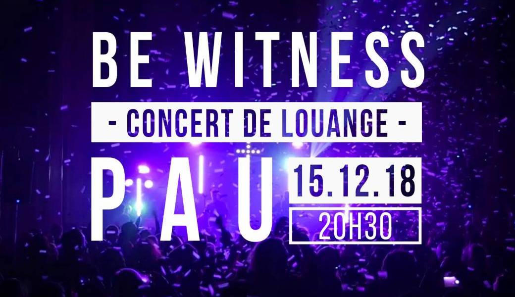 Concert de Be Witness à PAU