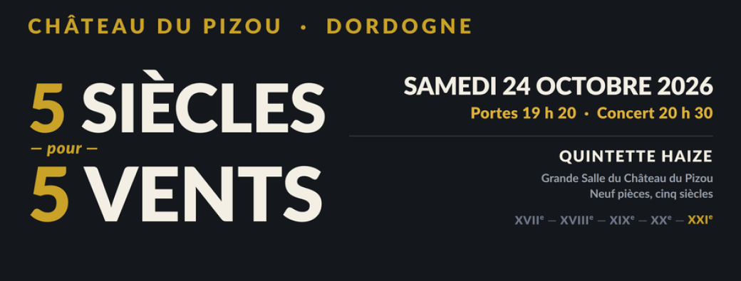 5 SIÈCLES pour 5 VENTS
