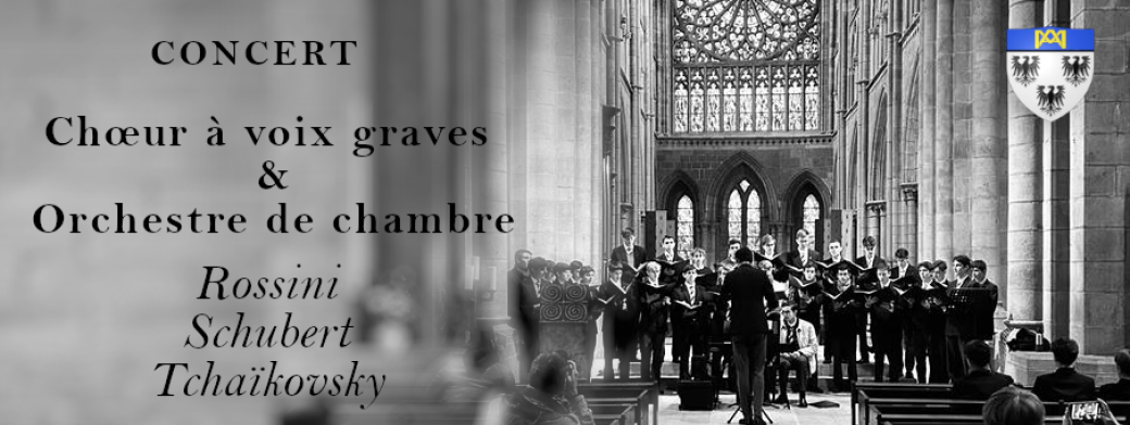 Concert - Chœur à voix graves et orchestre Concert - Chœur à voix graves et orchestre