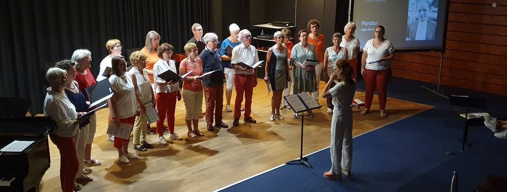 Concert chœur adultes, atelier chansons et chanteurs solistes