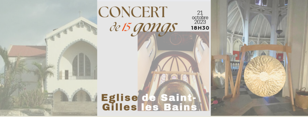 CONCERT de 15 GONGS - ÉGLISE NOTRE DAME DE LA PAIX