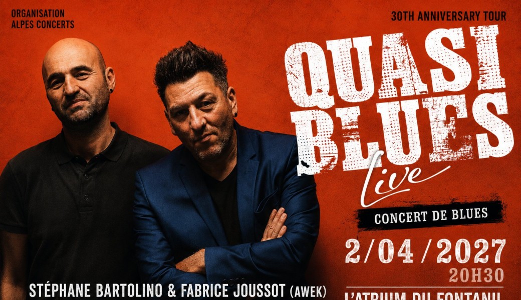 Concert de Blues avec QUASI BLUES (Awek)