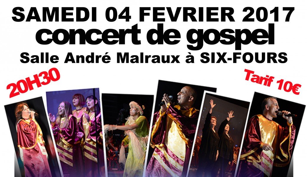 Concert de Gospel Caritatif Six-Fours by Attrap' Rêves