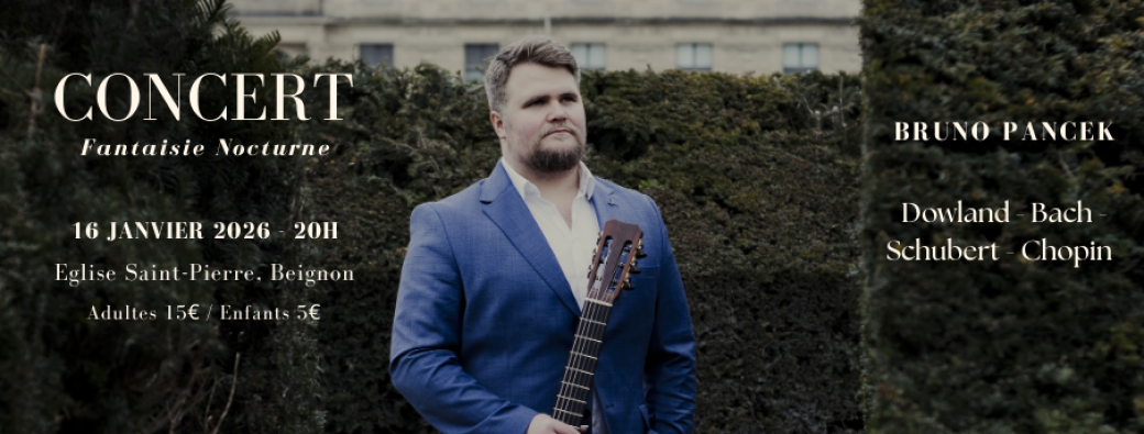 Concert de Guitare Classique - Bruno Pancek