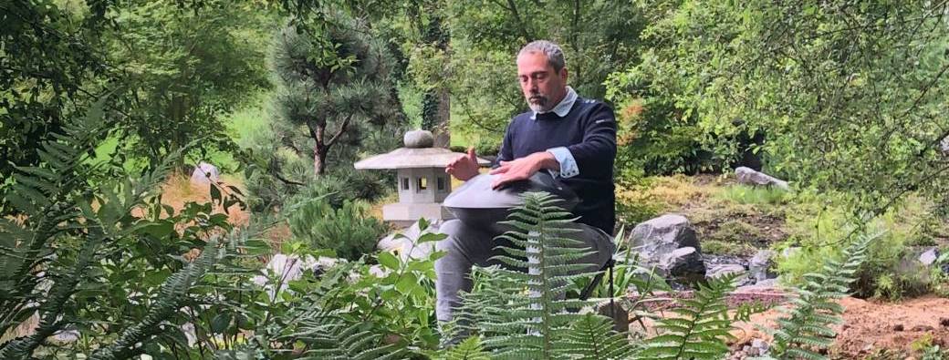 Concert de Hang au jardin japonais de Favières