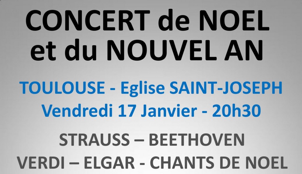 Concert de Noël et du nouvel an