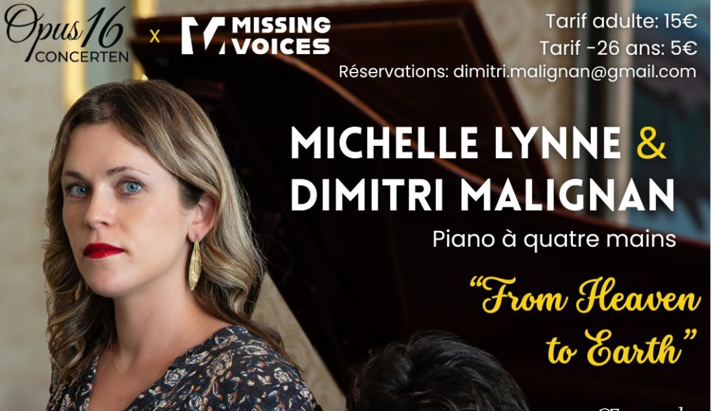 Concert de piano à quatre mains - Michelle Lynne et Dimitri Malignan