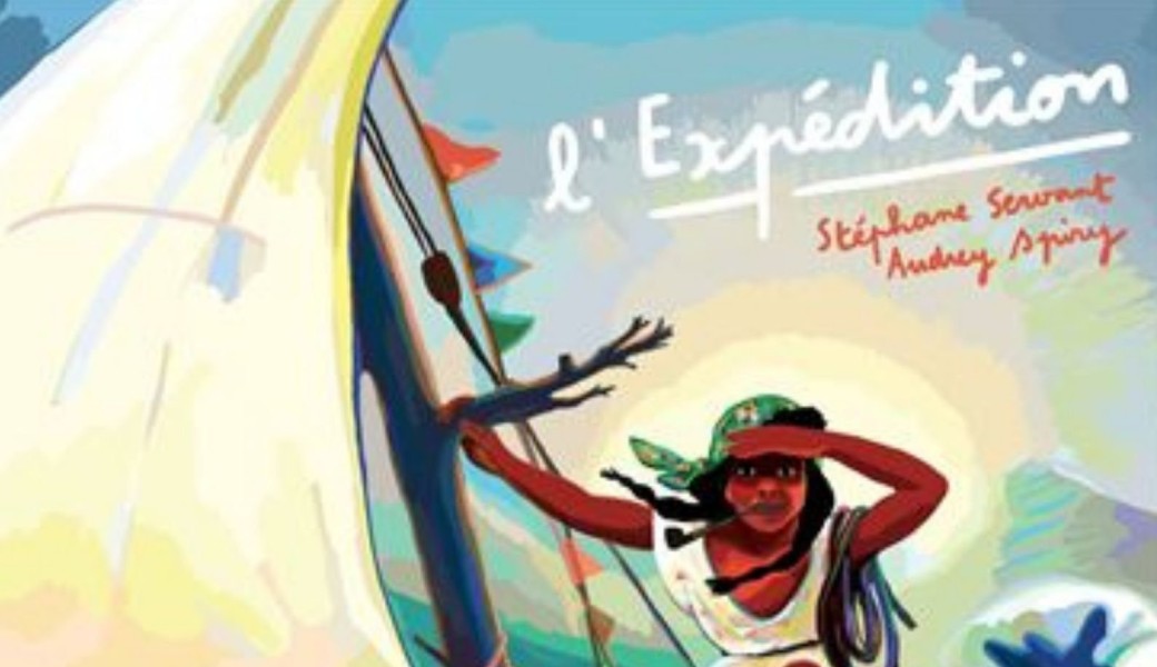 Concert dessiné L'expédition avec Stéphane Serva,t, Audrey Spiry et Jean-Marc Parayre