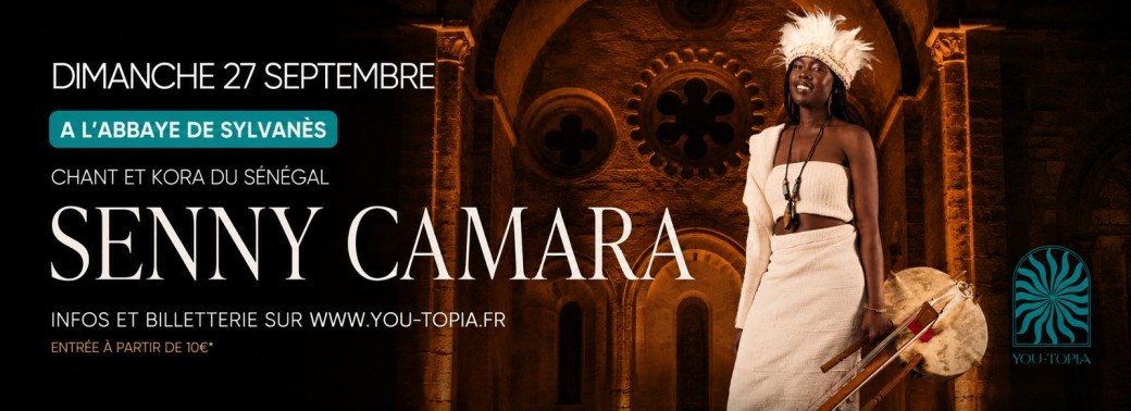 Concert exceptionnel de Senny Camara à l’Abbaye de Sylvanès