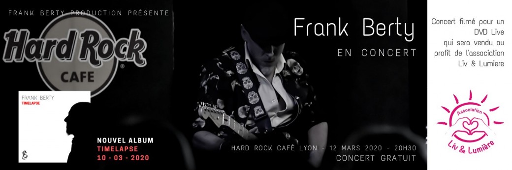 Concert Frank Berty pour Liv & Lumière