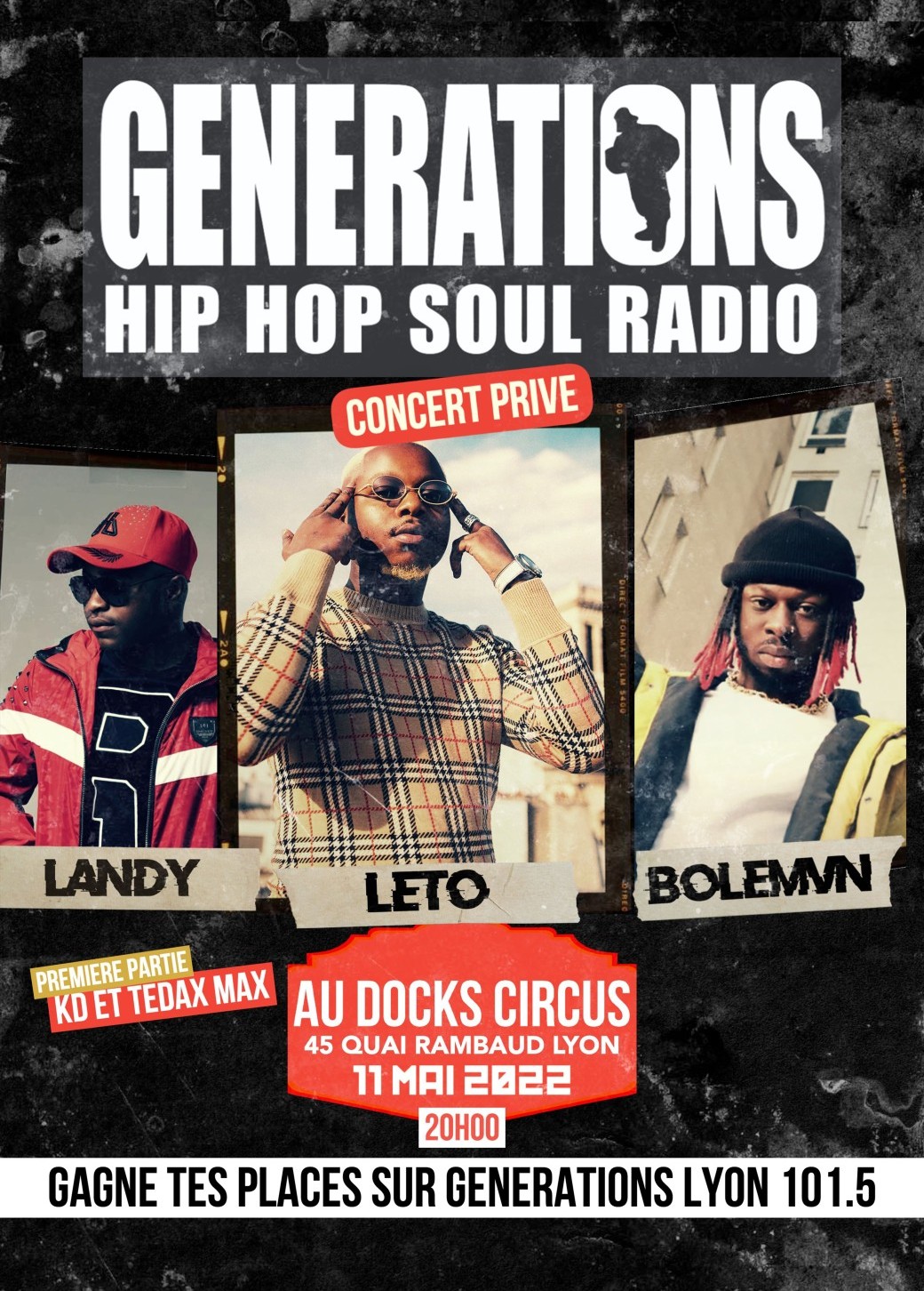 CONCERT GENERATIONS - Landy, Leto et Bolemvn