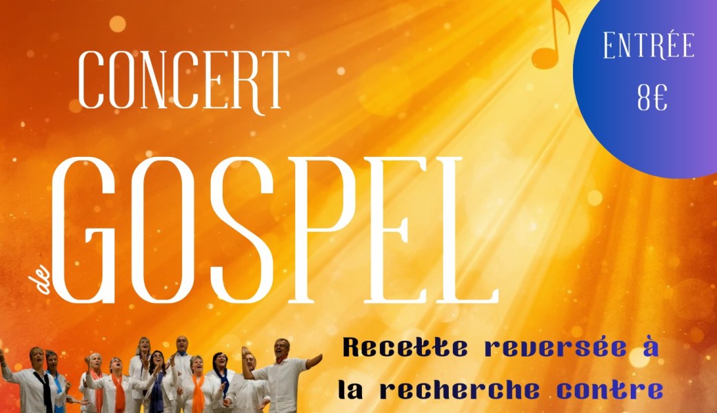 Concert Gospel - Chorale Kumbaya - Pour la recherche contre la maladie de crohn