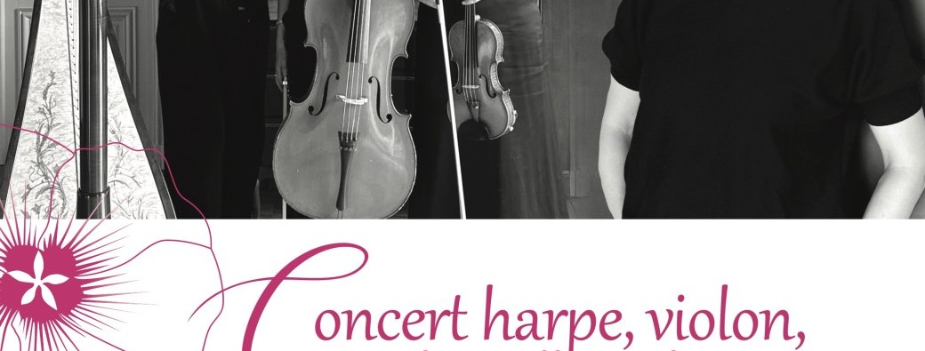 Concert harpe violon violoncelle et chant - Ensemble Althéa
