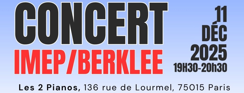 Concert IMEP-BERKLEE