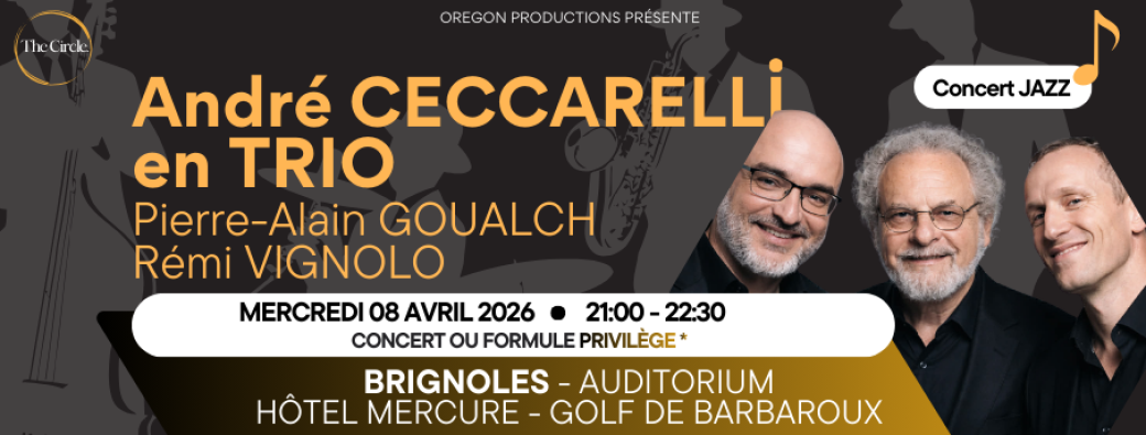 Concert André Ceccarelli - en Trio