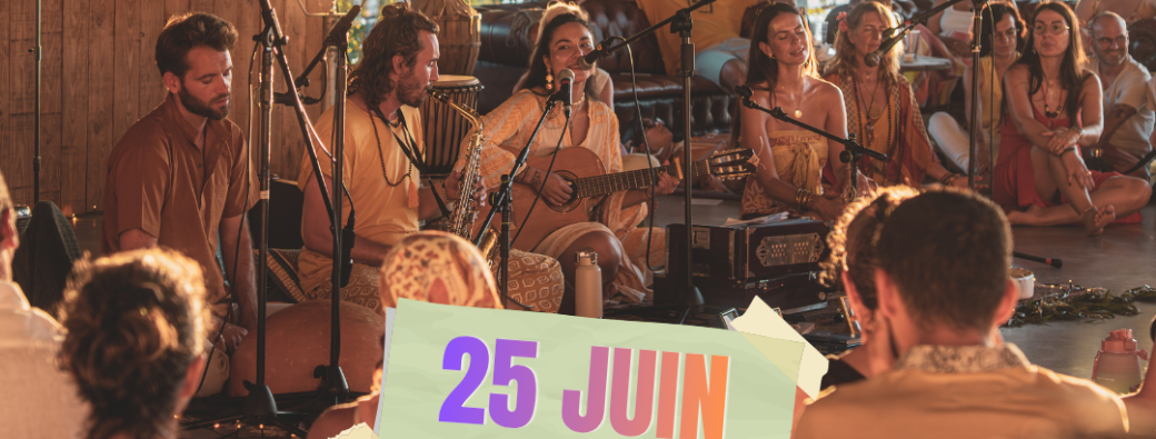 CONCERT KIRTAN & ECSTATIC DANCE aux Chantiers de la Garonne le 25 Juin à 19h 