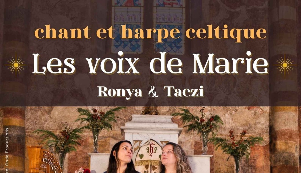 Concert "Les voix de Marie" duo chant et harpe celtique