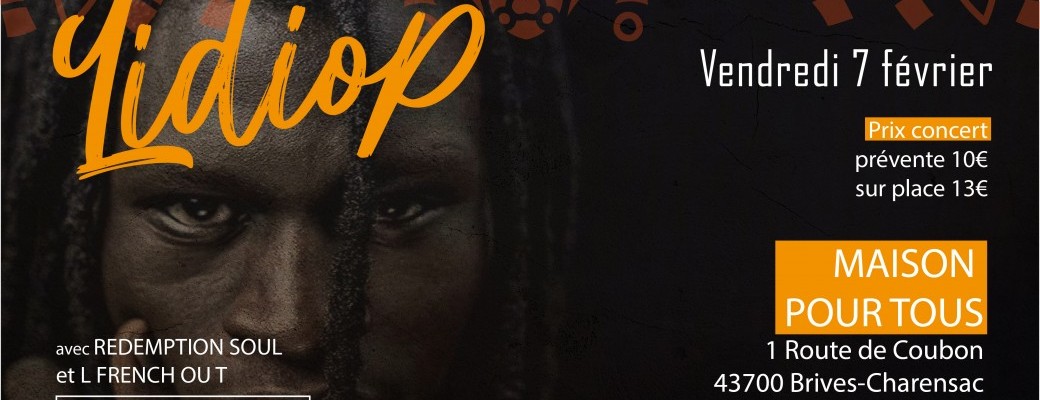 Concert Lidiop avec Redemption Soul et L French OU T