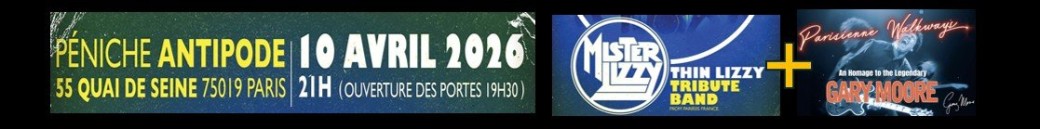 Concert : Mister Lizzy + Parisienne Walkways