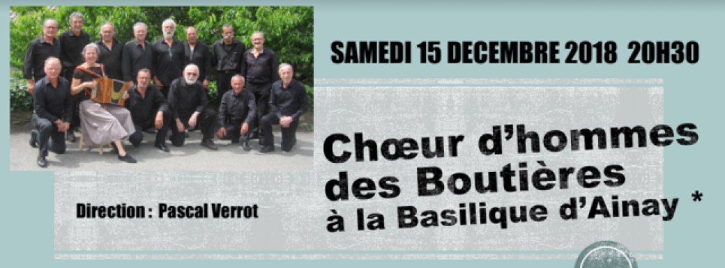 Concert par le choeur d'hommes des Boutières