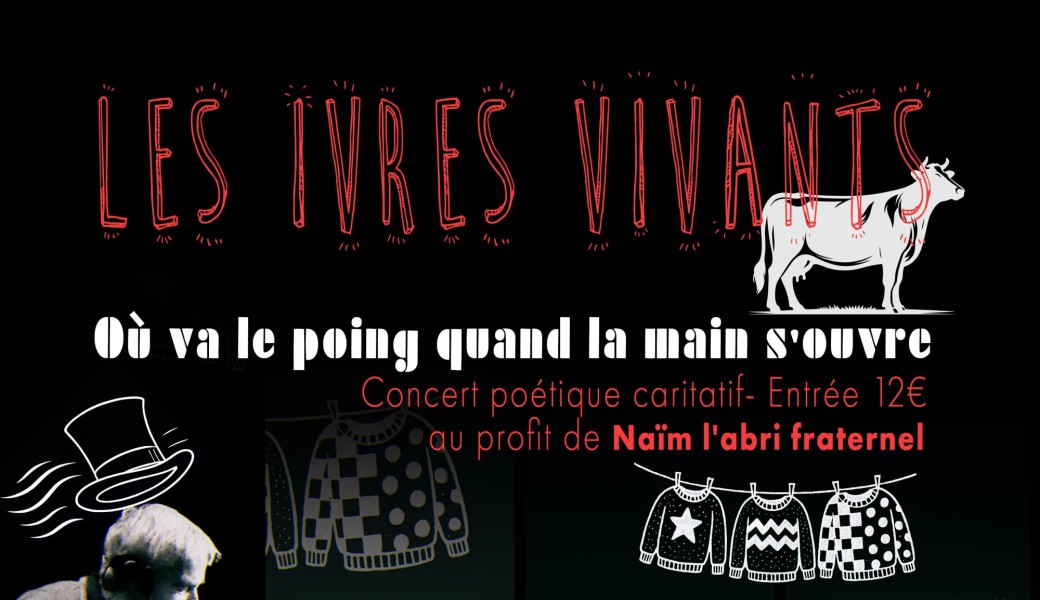 Concert Poétique Solidaire des IVRES VIVANTS 