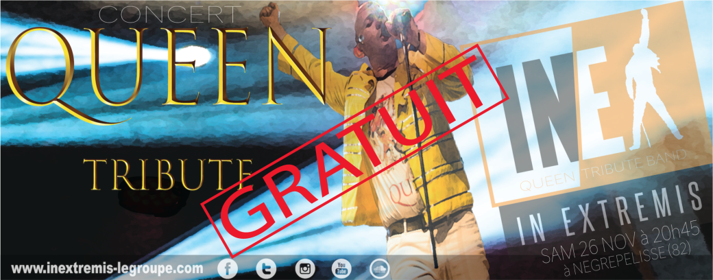 Concert QUEEN Tribute (gratuit avec réservation)