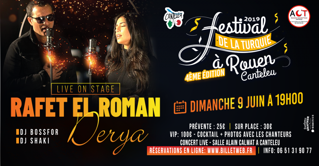 Concert Rafet El Roman & Derya à Rouen