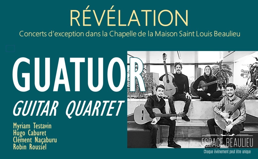 Concert REVELATION - GUATUOR Guitar Quartet - Quatuor de guitares