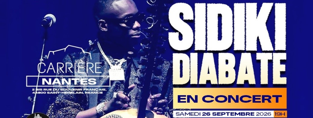 Concert Sidiki Diabaté Nantes salle la Carrière st Herblain