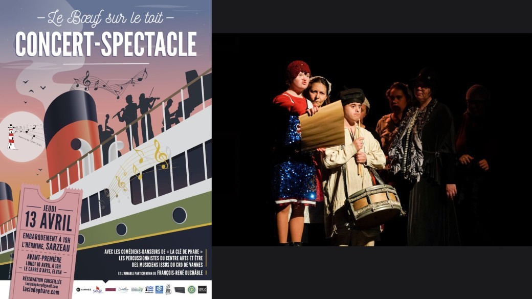 Concert-spectacle "Le boeuf sur le toit"