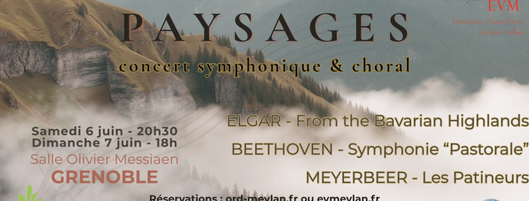 Concert symphonique et choral "Paysages" 