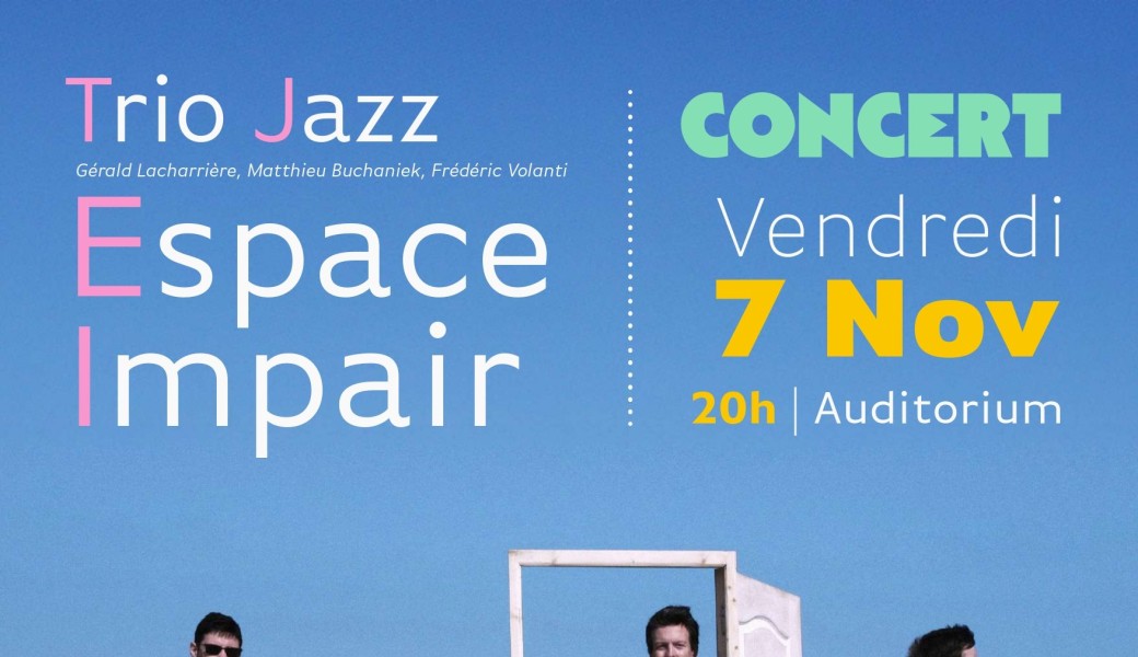 Concert - Trio Jazz Espace Impair