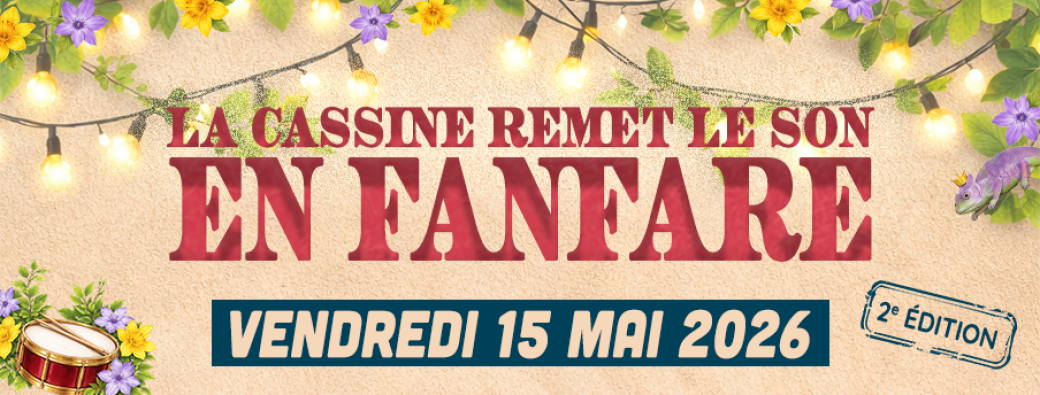 Concerts à la Cassine “On remet le Son” !!!