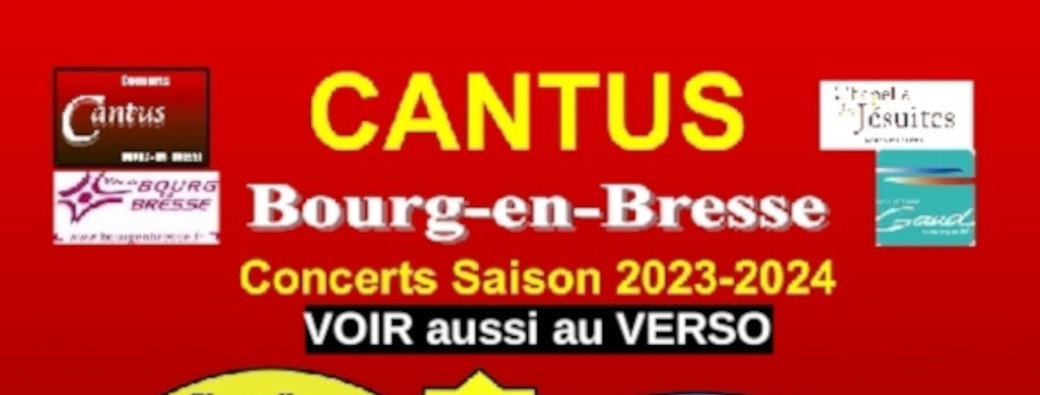 Concerts CANTUS 2023-2024