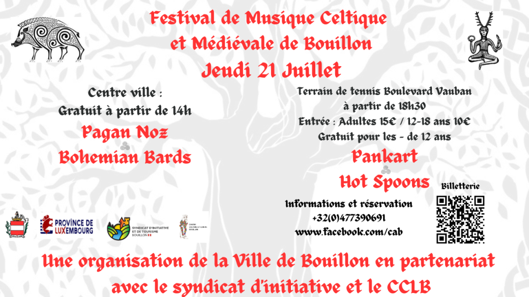 Concerts Festival de Musique Celtique et Médiévale de Bouillon