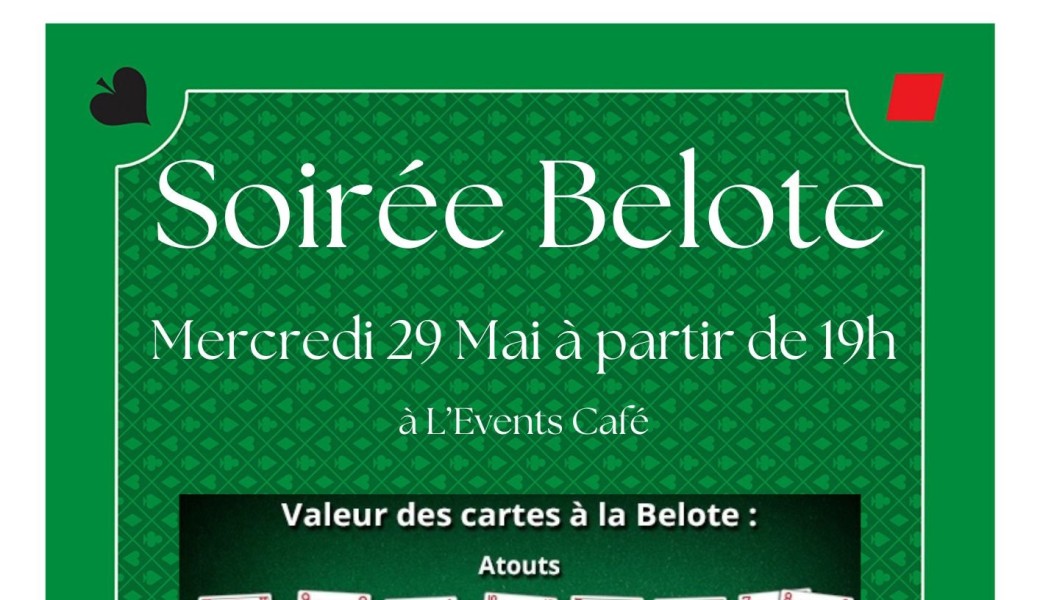 Tickets : Concours de Belote - Billetweb