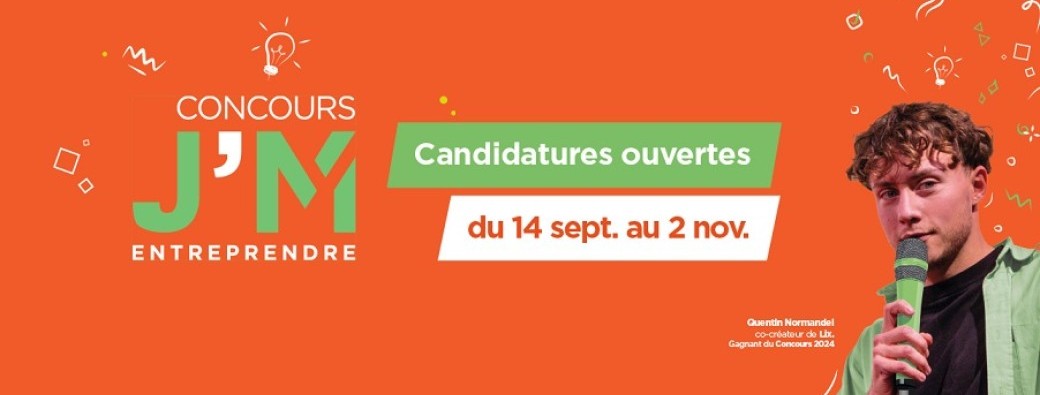 Concours J'M entreprendre / Ateliers business plan & pitch