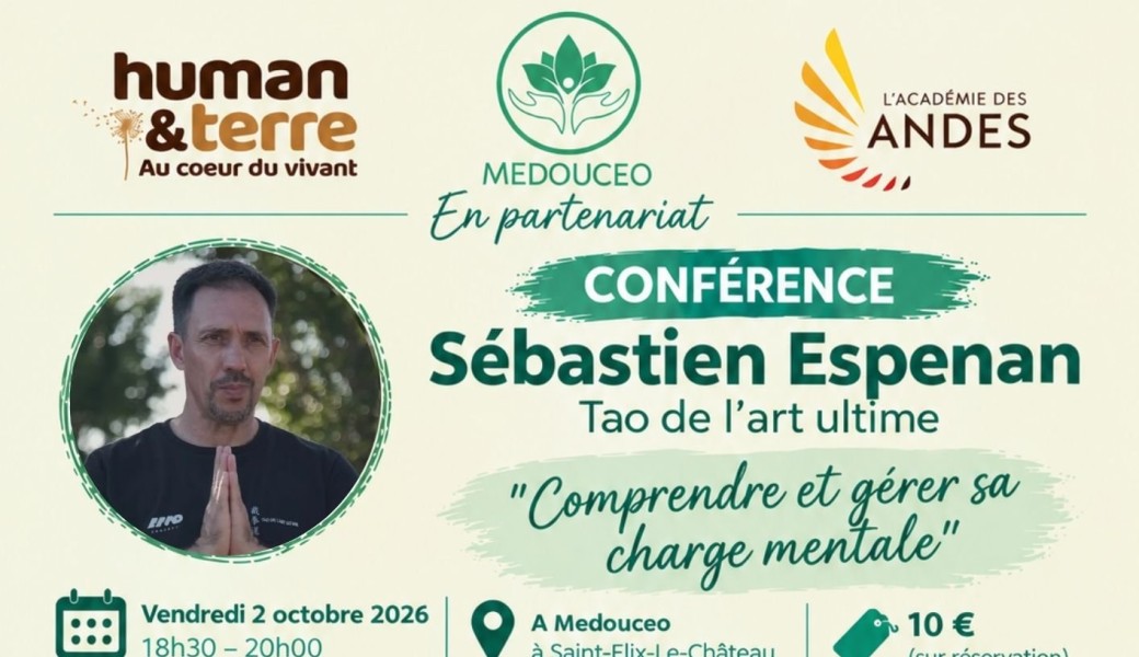 CONFÉRENCE Comprendre et gérer sa charge mentale par Sébastien Espenan