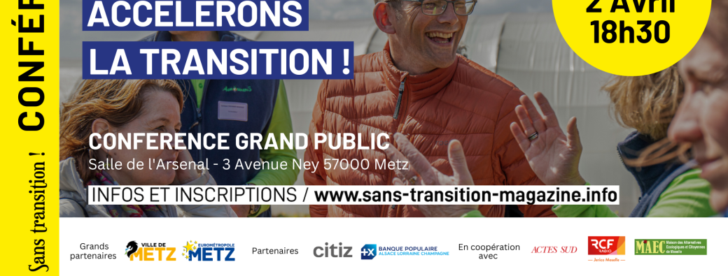 CONFÉRENCE : Rob Hopkins à Metz