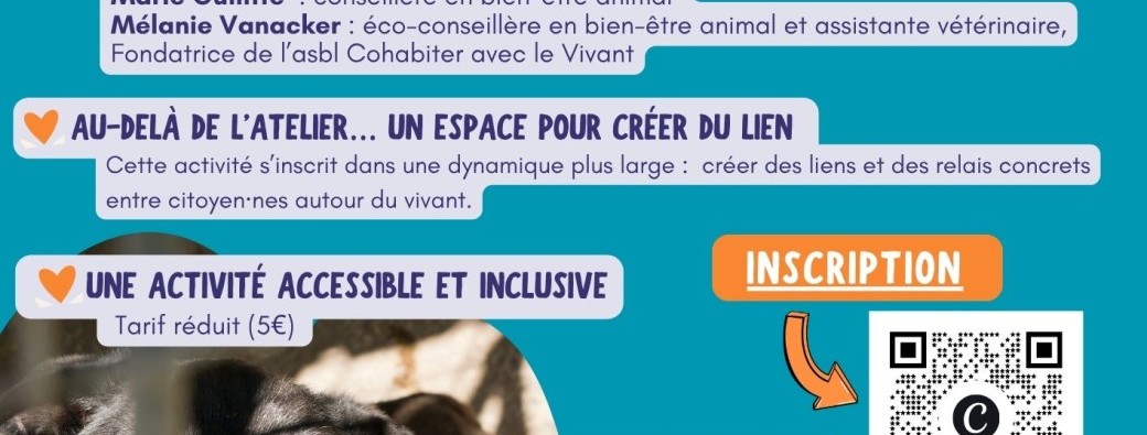 Conférence-atelier "Que faire lorsque le bien-être d’un animal nous inquiète ?"