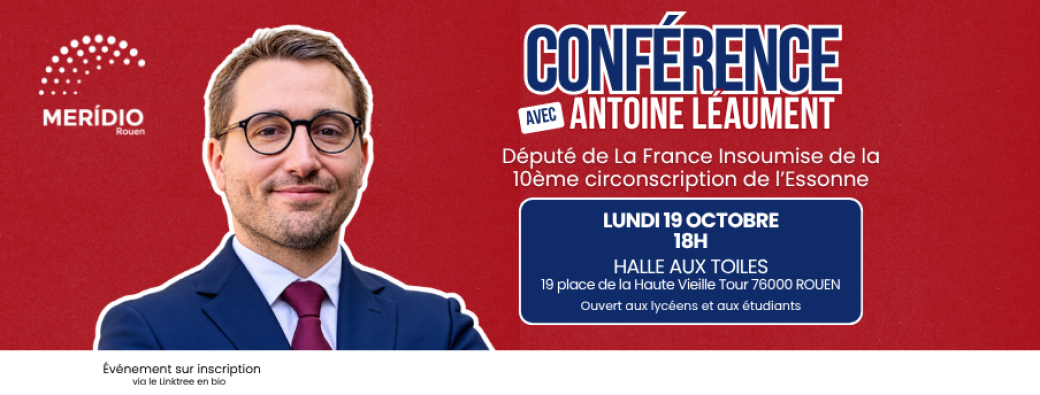 Conférence avec Antoine Léaument