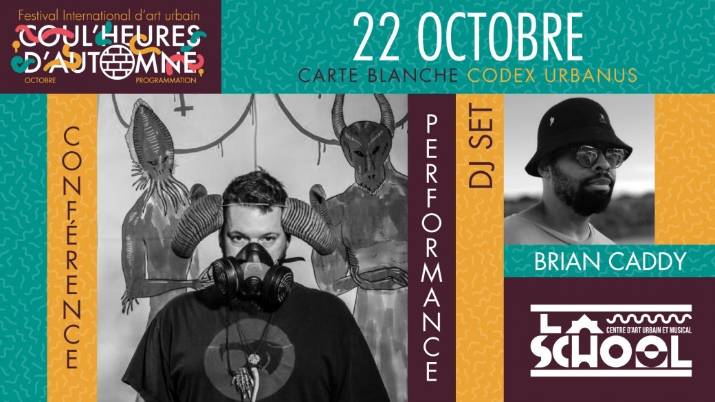 CONFERENCE CODEX URBANUS « Panorama du Street Art Actuel » + Dj Set BRIAN CADDY