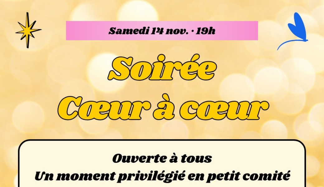 Conférence : Coeur à coeur