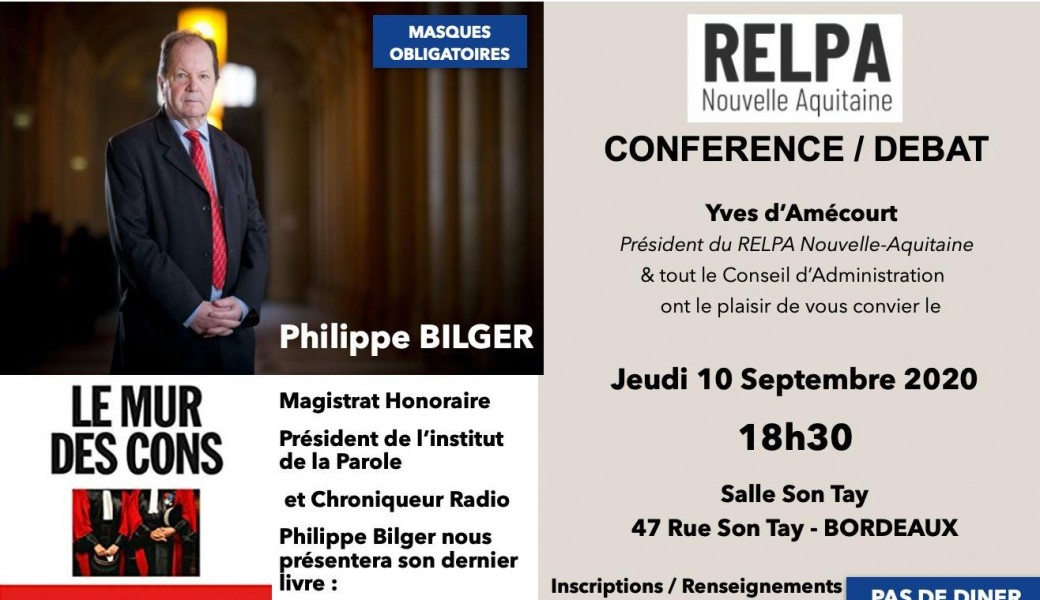 conférence de philippe Bilger (sept)